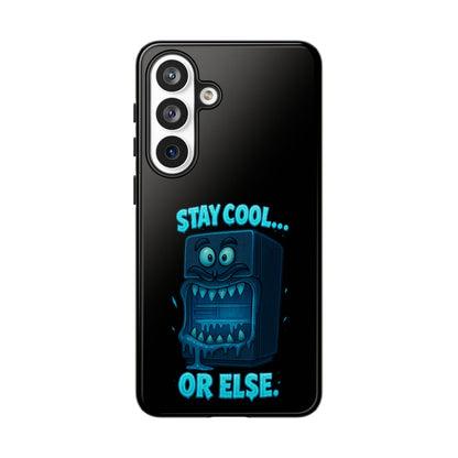 Stay Cool... Or Else. Phone Case — Neon Monster Protective iPhone Cover