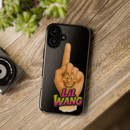 Phone Case — 'Lil Wang' Humorous Middle Finger Character Protective Cover