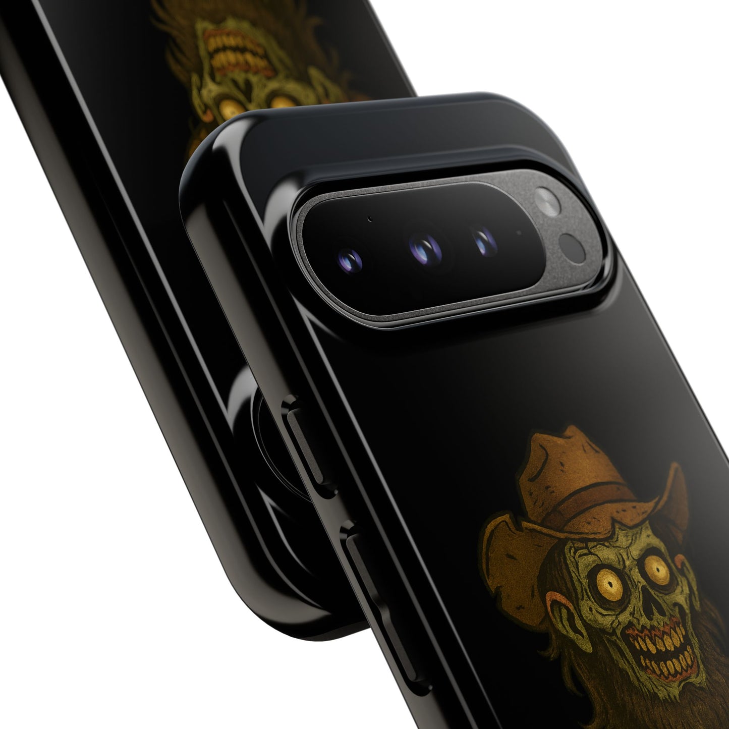 Zombie Cowboy Phone Case — "Ain't No Grave Gonna Hold This Yeehaw" Protective iPhone Cover