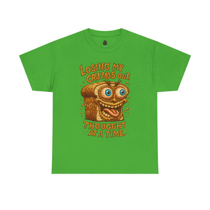 Losing My Crumbs – Funny Crazy Bread Mental Breakdown T-Shirt