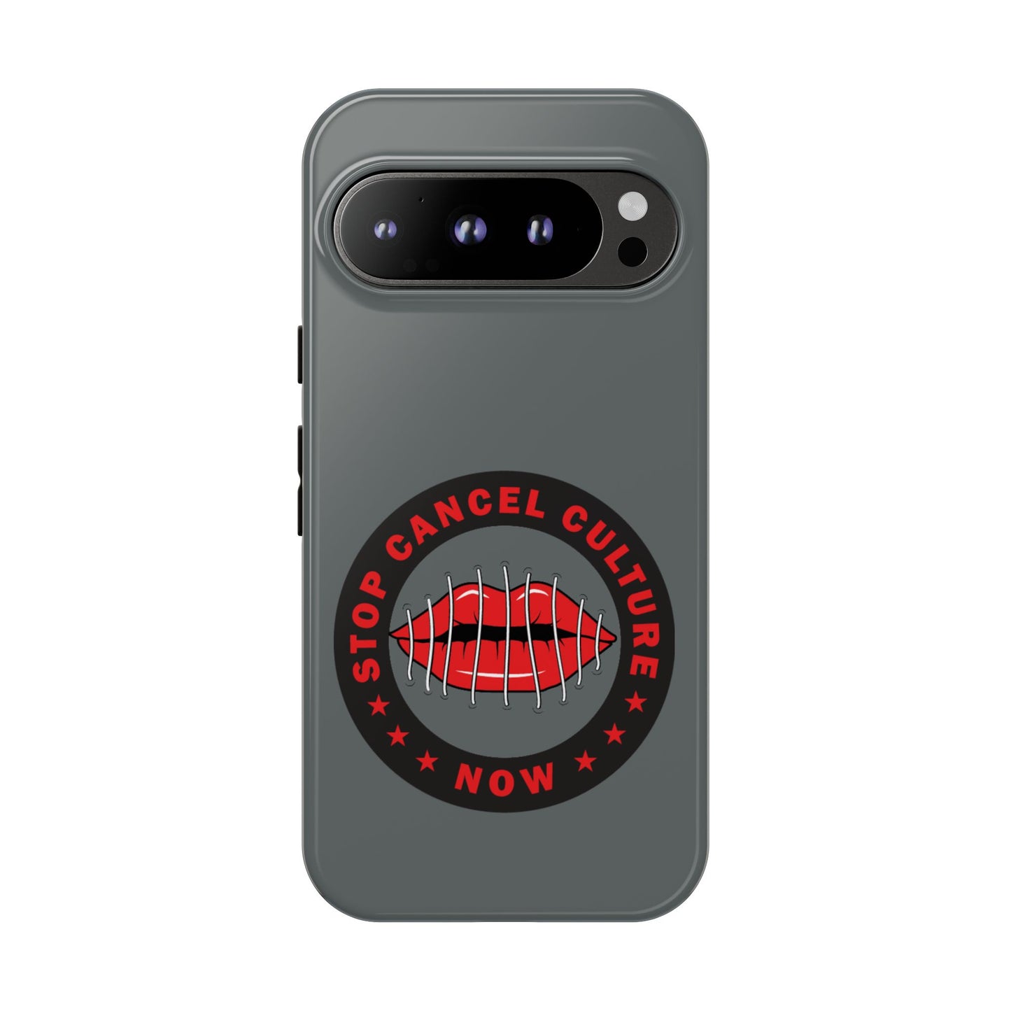 Phone Case — "Stop Cancel Culture Now" Graphic Tough Protective Case