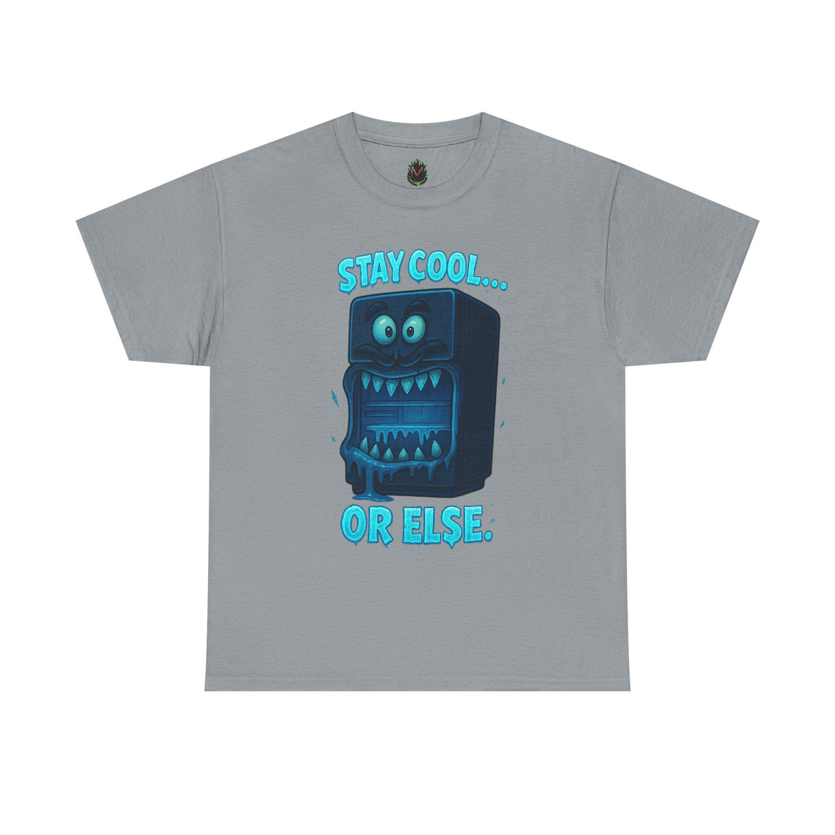 Stay Cool Refrigerator Monster T-Shirt | Funny Retro Cartoon Tee