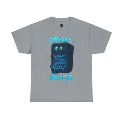 Stay Cool Refrigerator Monster T-Shirt | Funny Retro Cartoon Tee