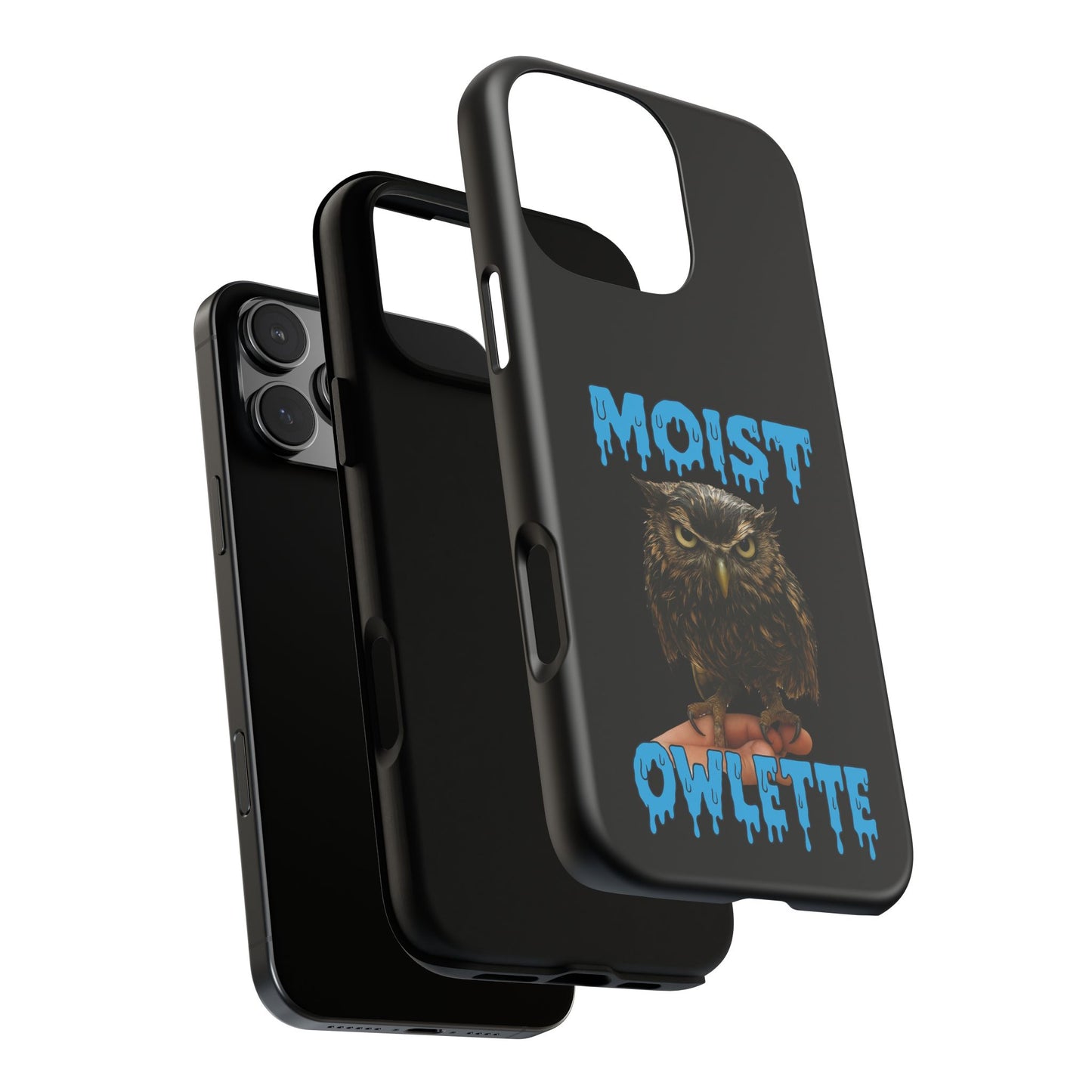 Moist Owlette Phone Case — Funny Owl Graphic Protective Case