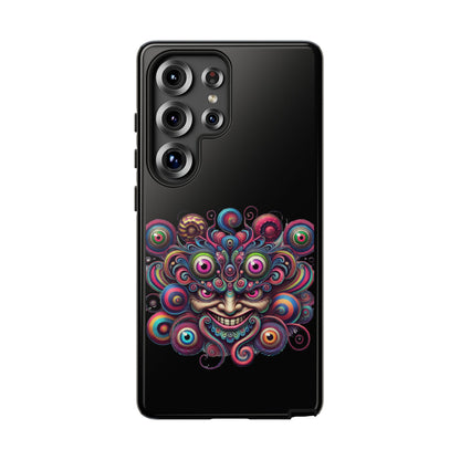 Psychedelic Smiling Eye Cluster Phone Case