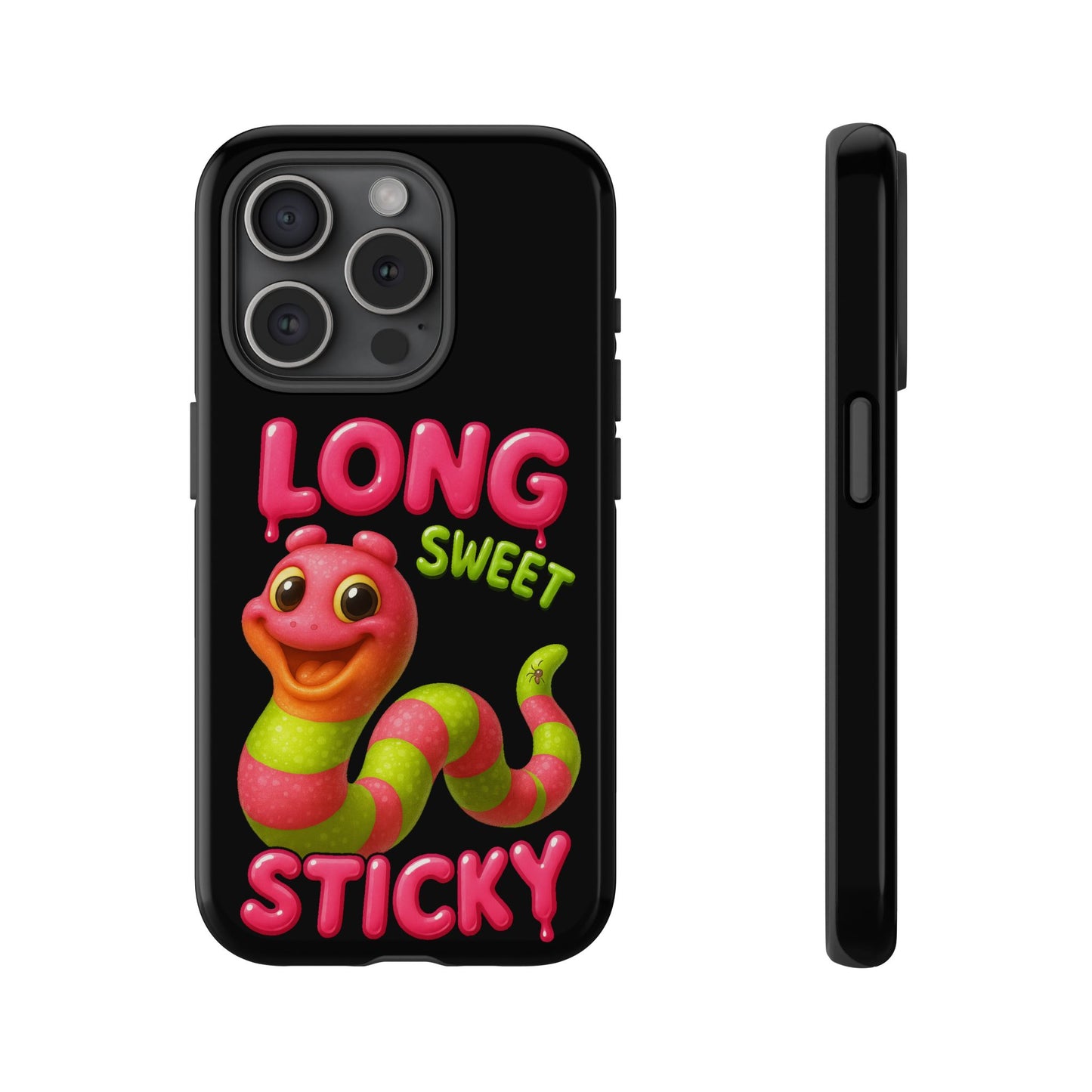 Phone Case — "Long Sweet Sticky" Cute Candy Snake Protective Case
