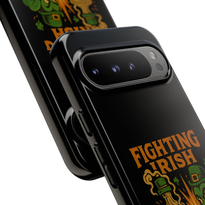 Phone Case — "Fighting Irish: Luck Ran Out, Fists Didn’t" St. Patrick’s Protective Cover