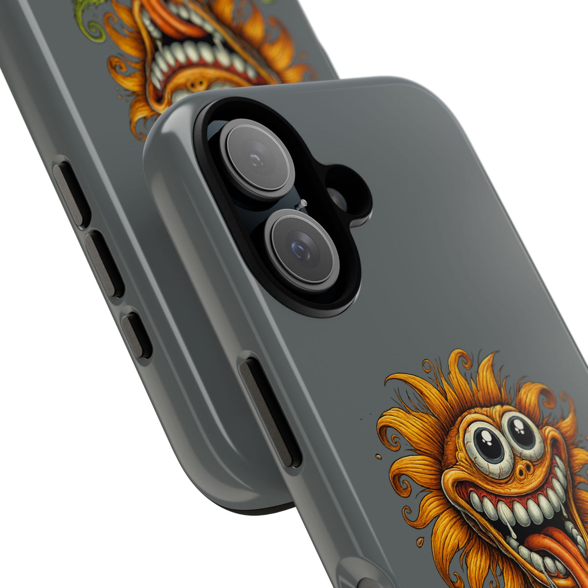 Funny Monster Sunflower Phone Case — "Photosynthesizing the Universe One Breakdown at a Time"