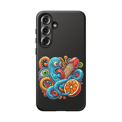 Octopus Surf Phone Case — Colorful Nautical Art Protective Phone Cover