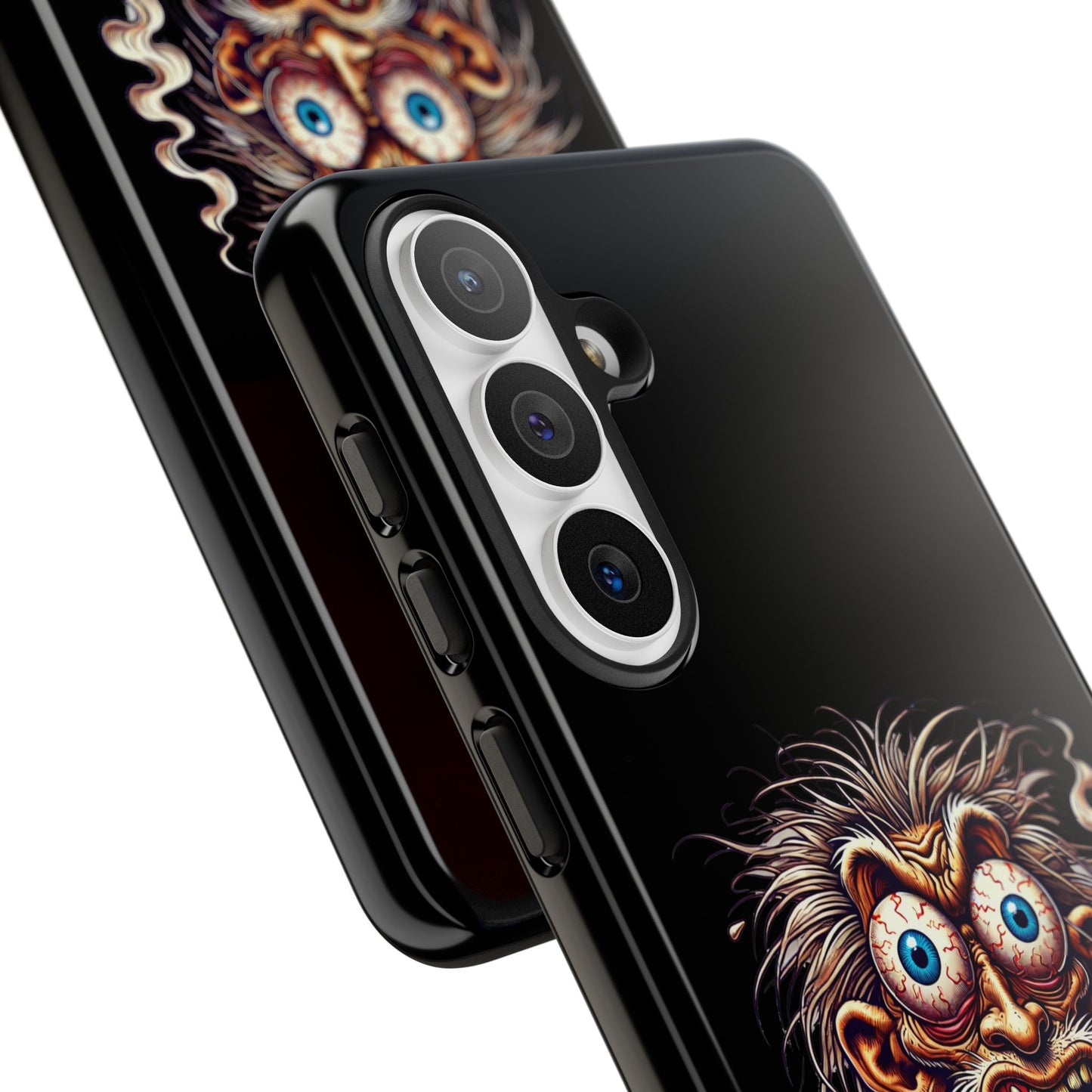 Phone Case — Wild Cartoon Monster Smoking Design