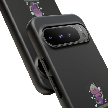 Phone Case — 'Got Protection?' Cute Purple Alien Anti-Shock Protective Cover