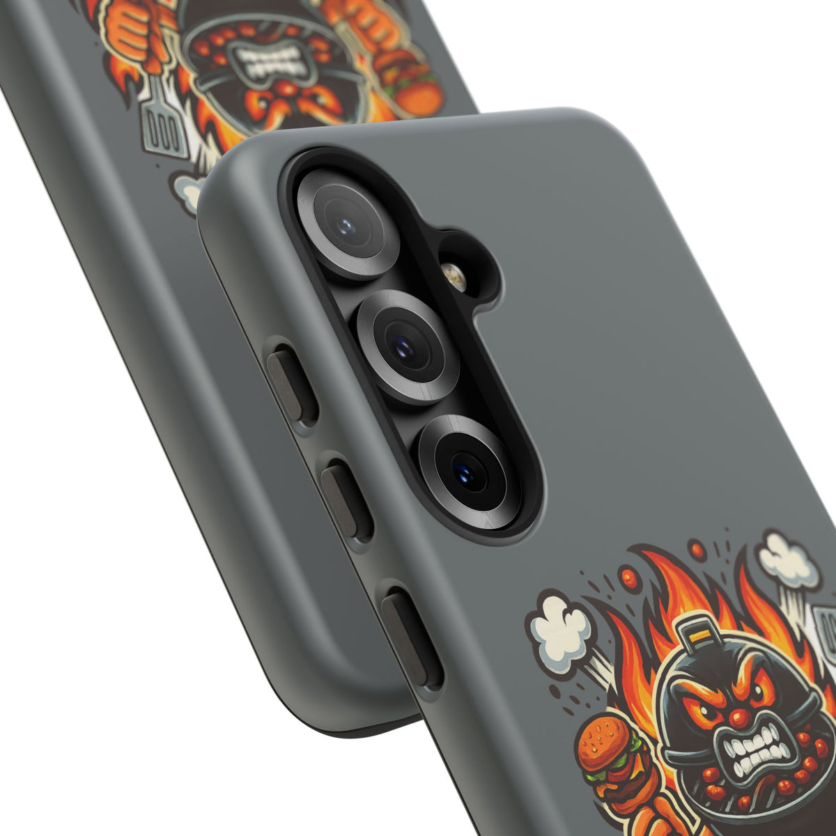 Grilling Phone Case — "Charcoal Is the Last Bastion of Liberty" BBQ Design