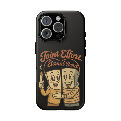 Phone Case — "Joint Effort Eternal Bond" Retro Cannabis Matchstick Design
