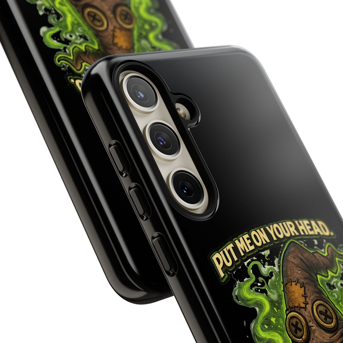 Phone Case — “Put Me On Your Head, I Double Dare You” Scary Witch Hat Design