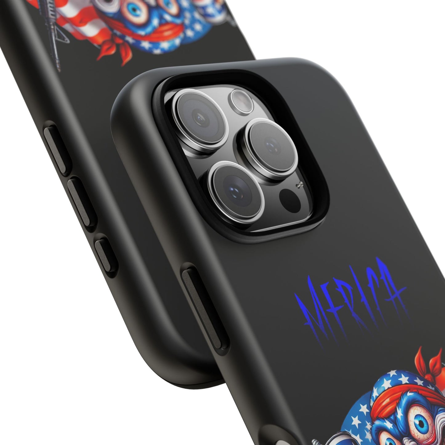 Phone Case — Patriotic 'Merica Clown with Flag, Beer & Rifle