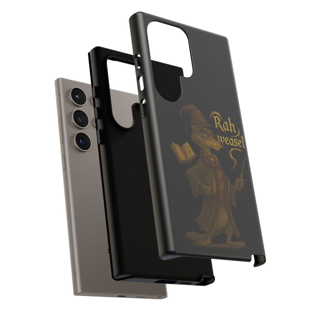 Rah Weasel Wizard Phone Case — Cute Fantasy Magical Creature iPhone Cover