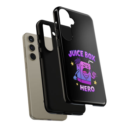 Phone Case — 'Juice Box Hero' Cute Cartoon Protective Cover