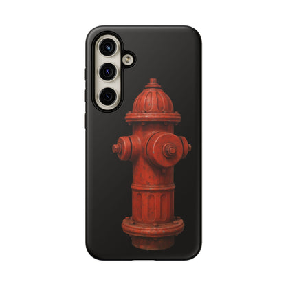 Red Fire Hydrant Phone Case — Tough Protective iPhone Cover