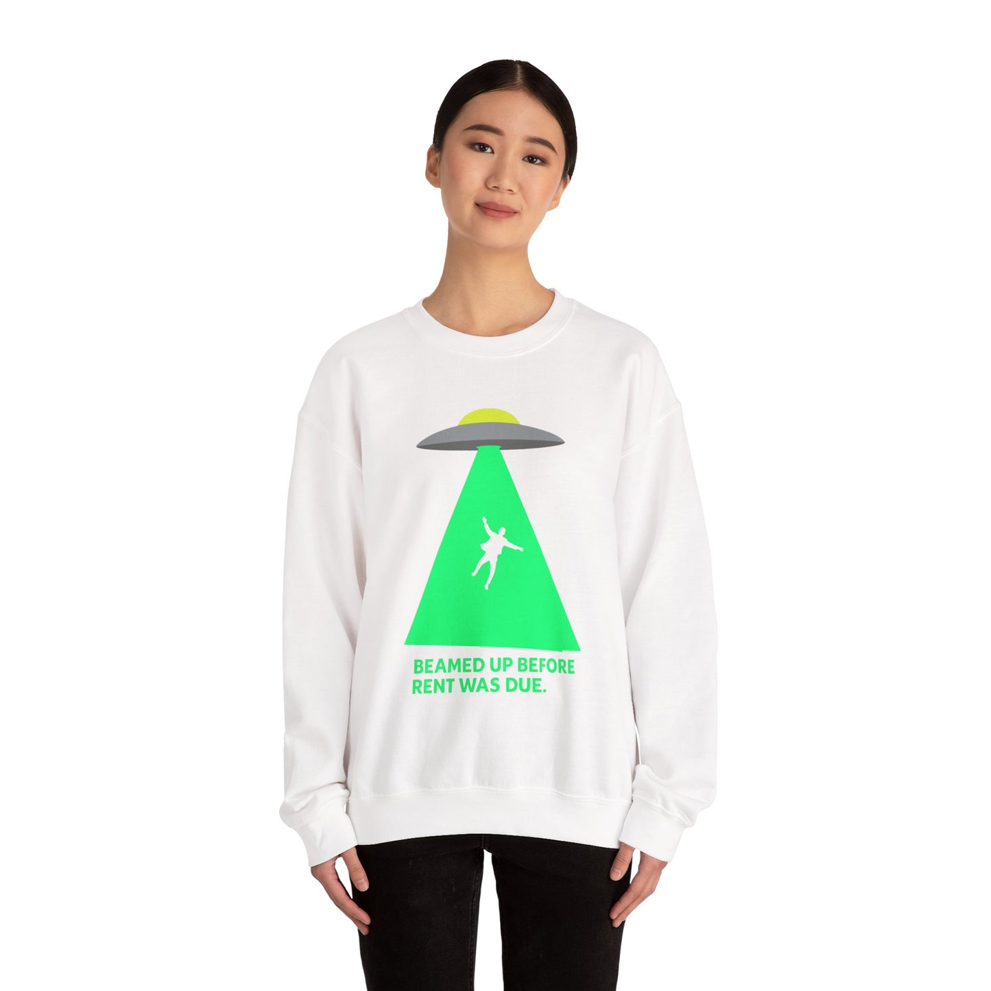 Beamed Up Rent-Dodger Crewneck Sweatshirt