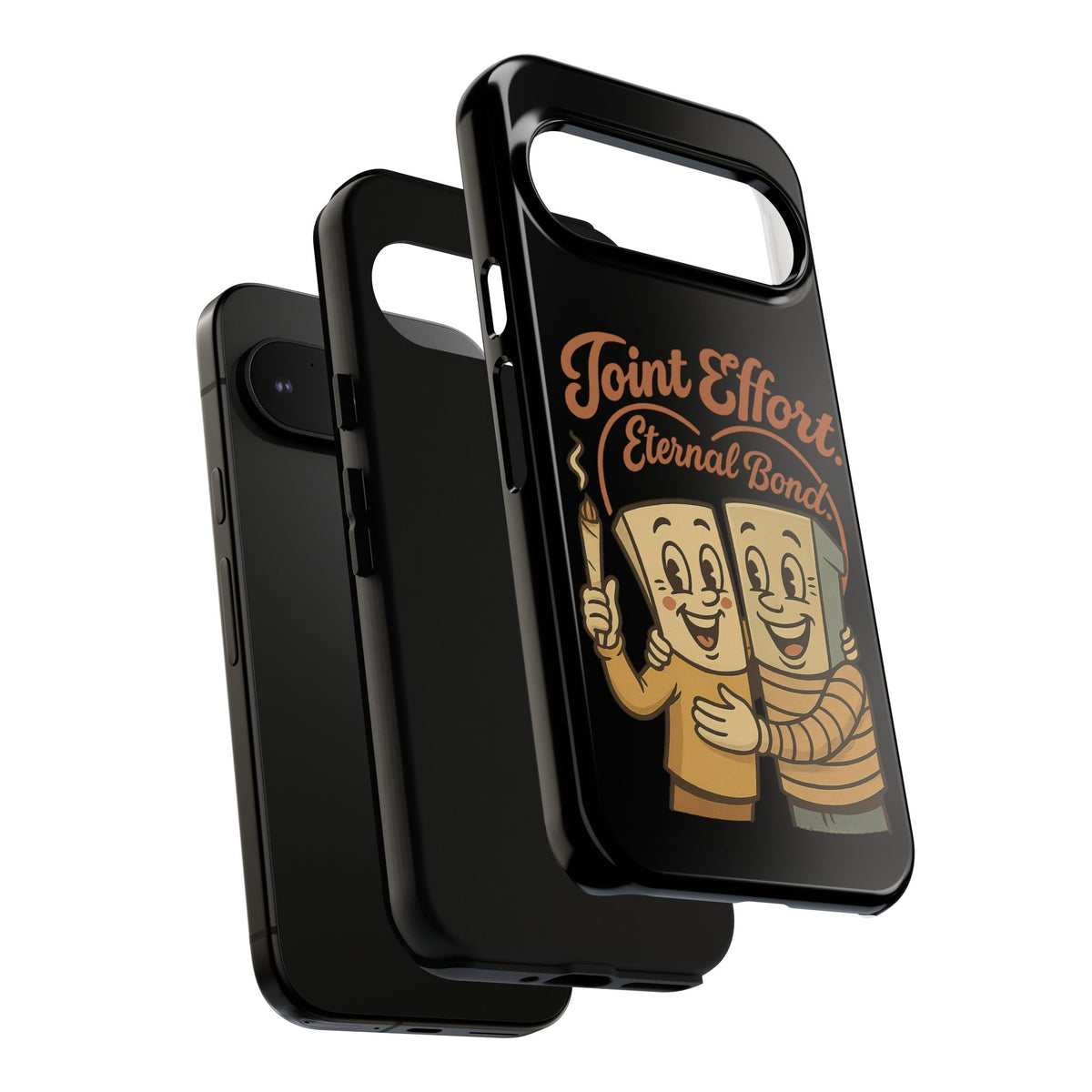 Phone Case — "Joint Effort Eternal Bond" Retro Cannabis Matchstick Design