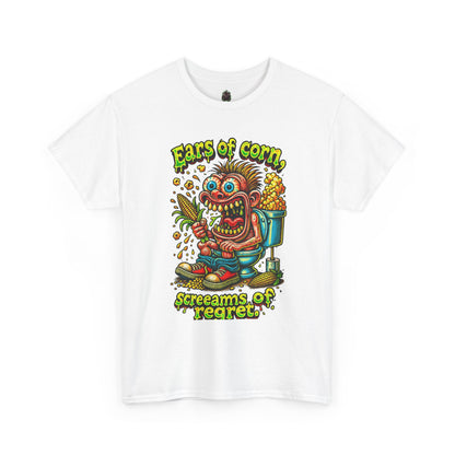 Ears of Corn Screams of Regret T-Shirt | Corn Monster Graphic Tee