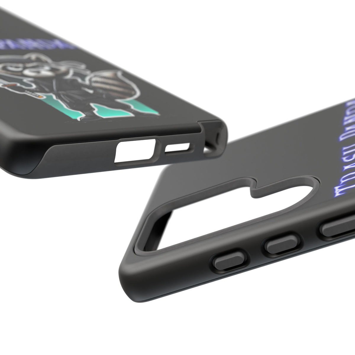 Trash Panda Ninja Phone Case — Cute Raccoon Warrior Protective Case