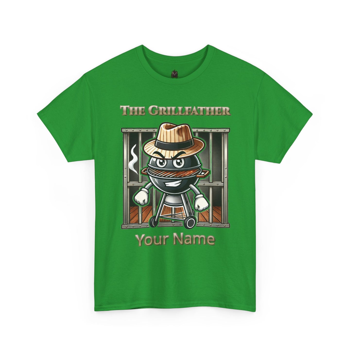 "The Grillfather" Personalized BBQ T-Shirt