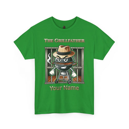 "The Grillfather" Personalized BBQ T-Shirt