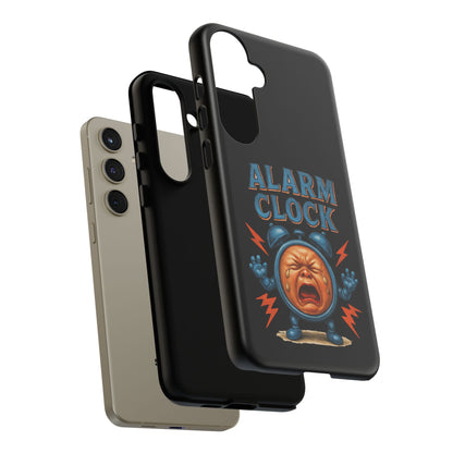 Phone Case — "Alarm Clock" Retro Screaming Clock Protective Cover