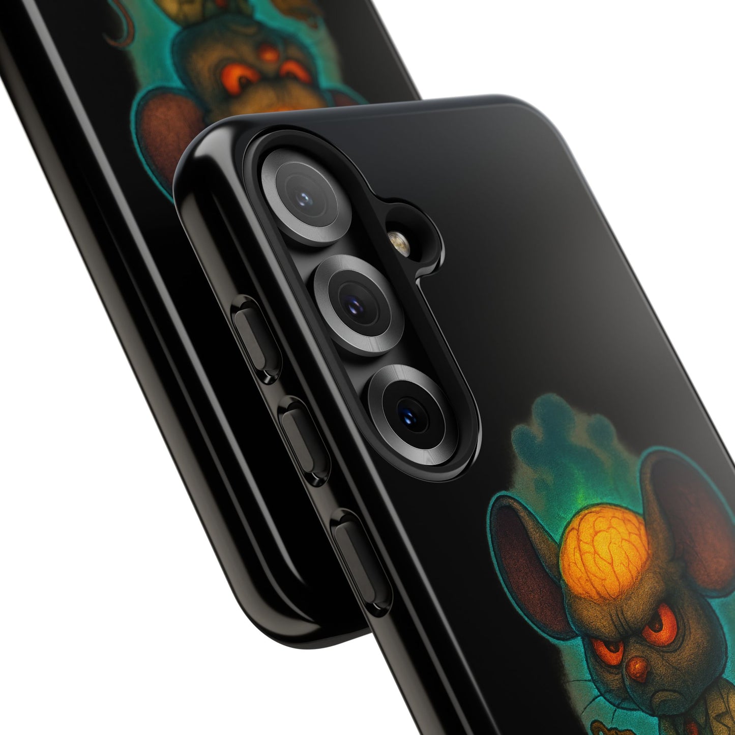 Phone Case — 'You'll Be Cheese in the Simulation' Angry Detective Mouse Graphic