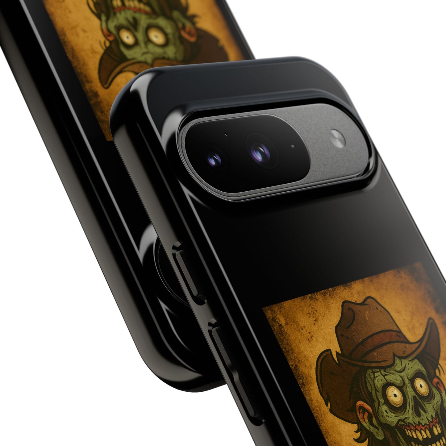Zombie Cowboy Phone Case — "Ain't No Grave Gonna Hold This Yeehaw" Protective iPhone Cover