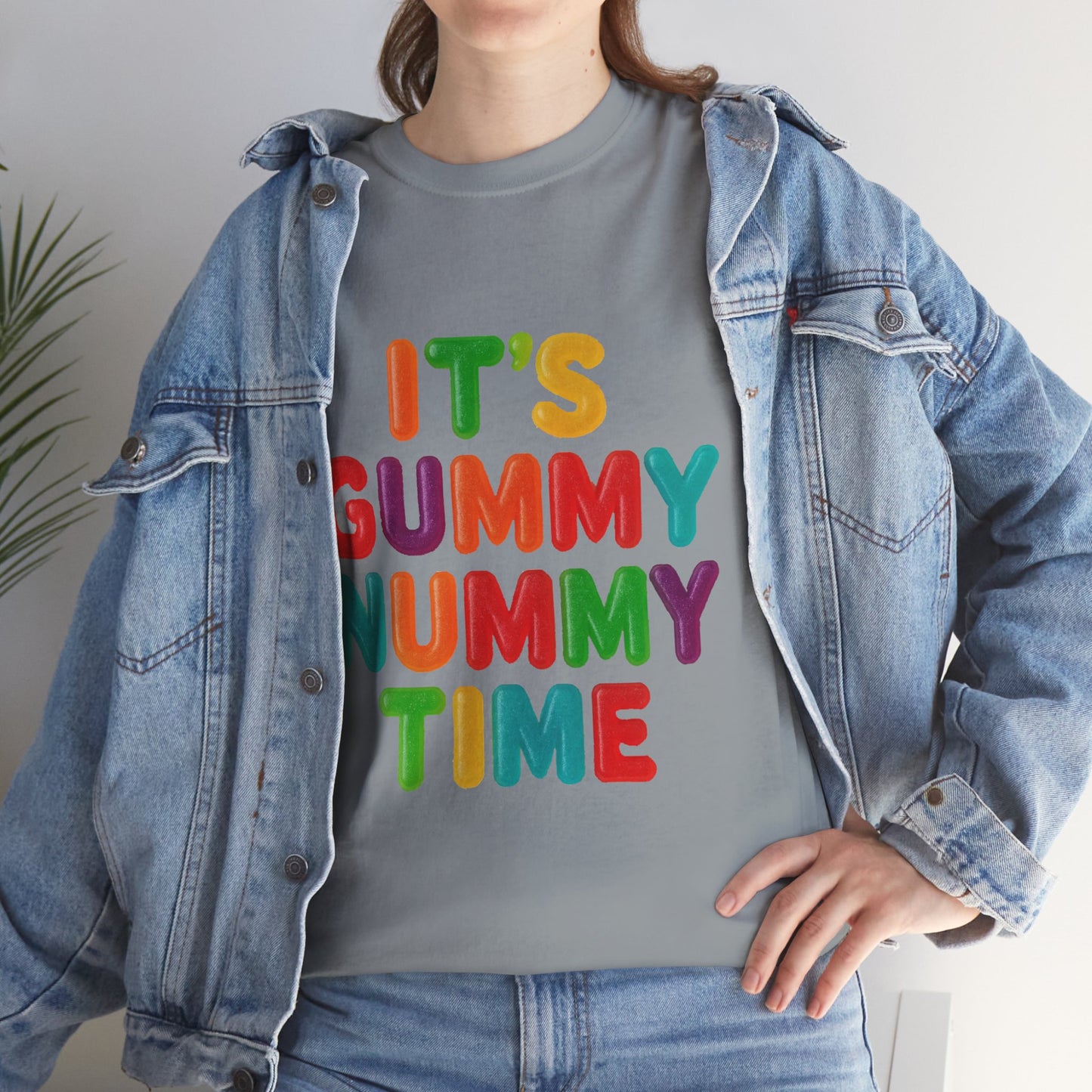 It’s Gummy Nummy Time T-Shirt | Colorful Retro Candy Typography