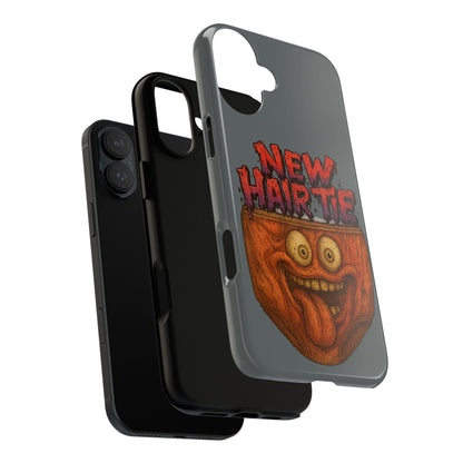 Phone Case — 'New Hairte' Funny Grinning Tongue-Out Monster Design