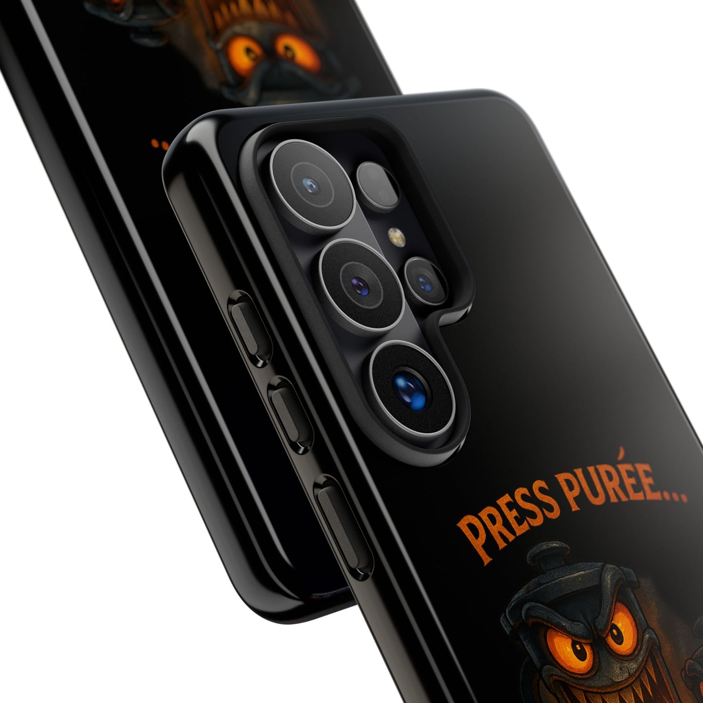 Phone Case - 'Press Purée...and Pray' Halloween Horror Protective Cover