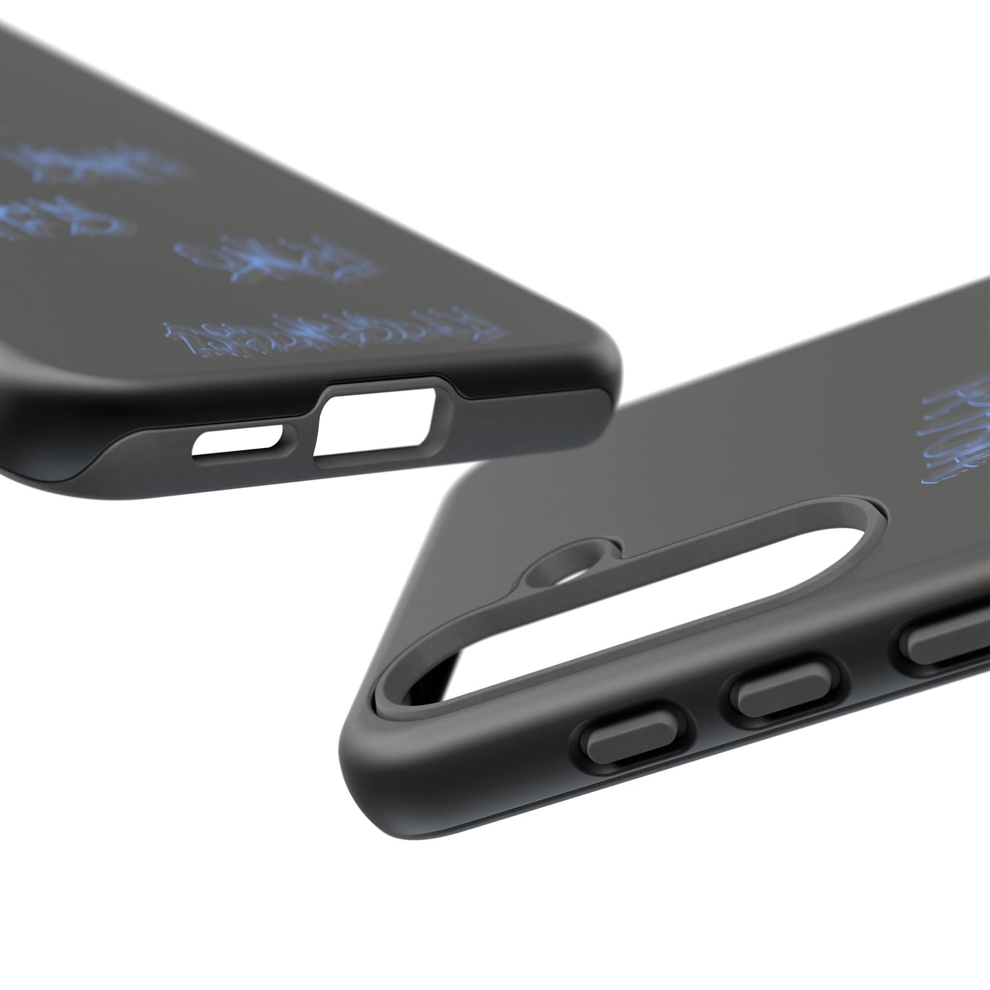 Phone Case — Blue Neon Graffiti "Tough Cases" Protective Cover