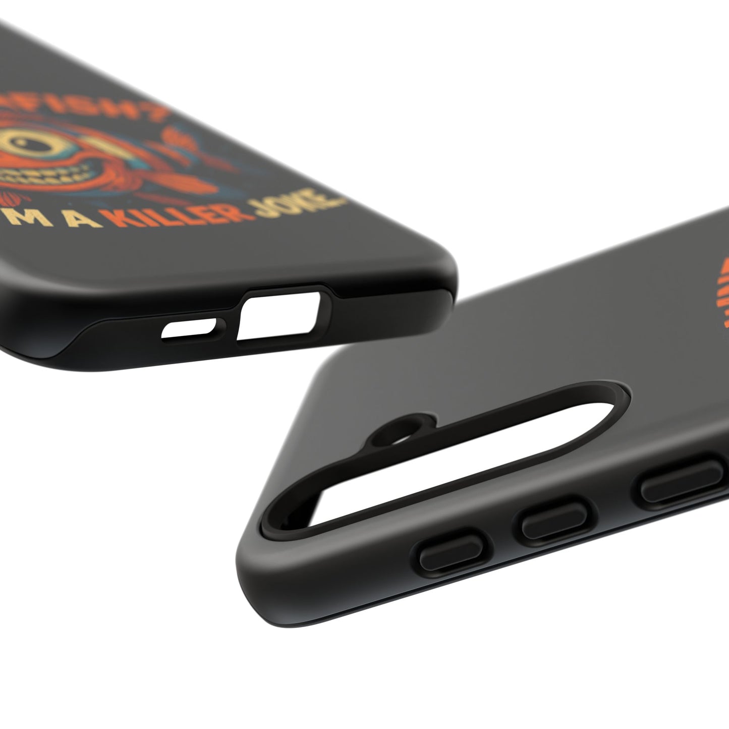 Phone Case — “Clownfish? I’m a Killer Joke.” Funny Creepy Fish Graphic