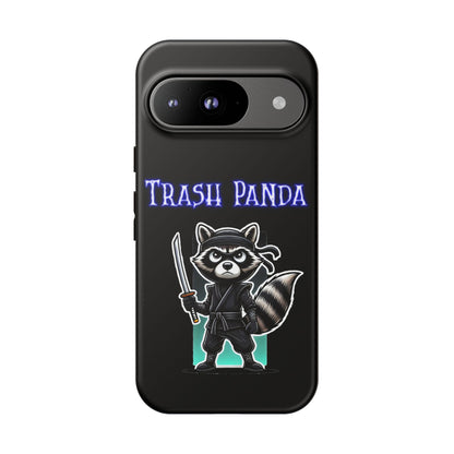 Trash Panda Ninja Phone Case — Cute Raccoon Warrior Protective Case