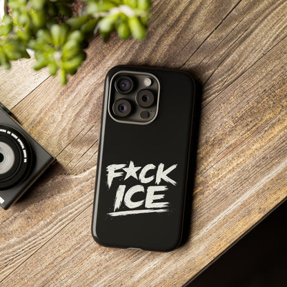 Phone Case — “F*ck Ice” Bold Protest Graphic Protective Case