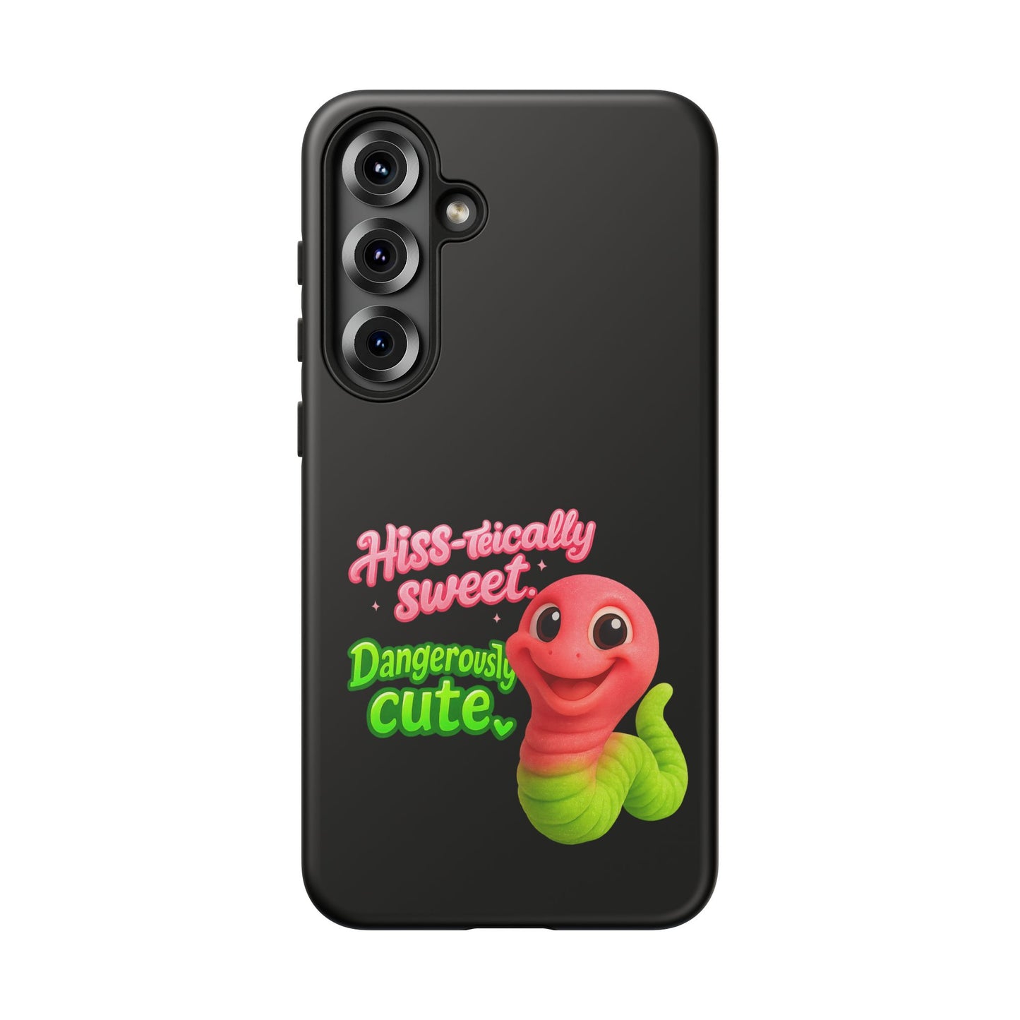 Phone Case — "Hiss-tically Sweet, Dangerously Cute" Worm Design