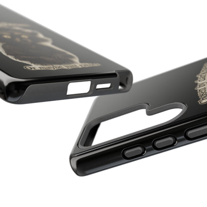 Phone Case - "Chosen by Darkness (Or Maybe Just Rabies)" Cute Creepy Retro Creature Protective Case