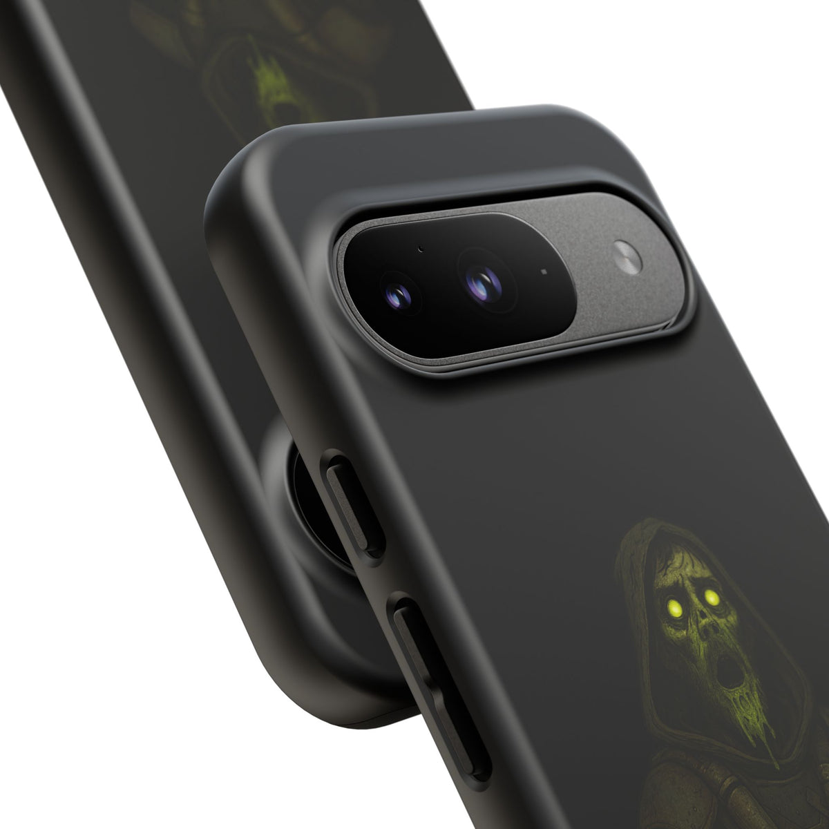 Phone Case — 'Toxic? Nah, Just Prophetically Unpleasant' Neon Grim Reaper Protective Cover