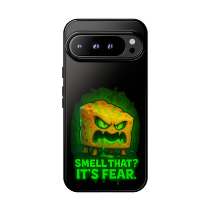 Phone Case — 'Smell That? It's Fear.' Spooky Cheese Monster Protective Case