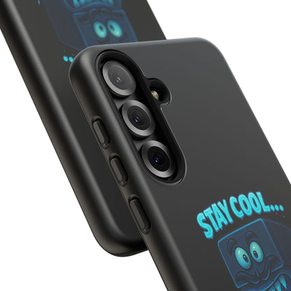 Stay Cool... Or Else. Phone Case — Neon Monster Protective iPhone Cover