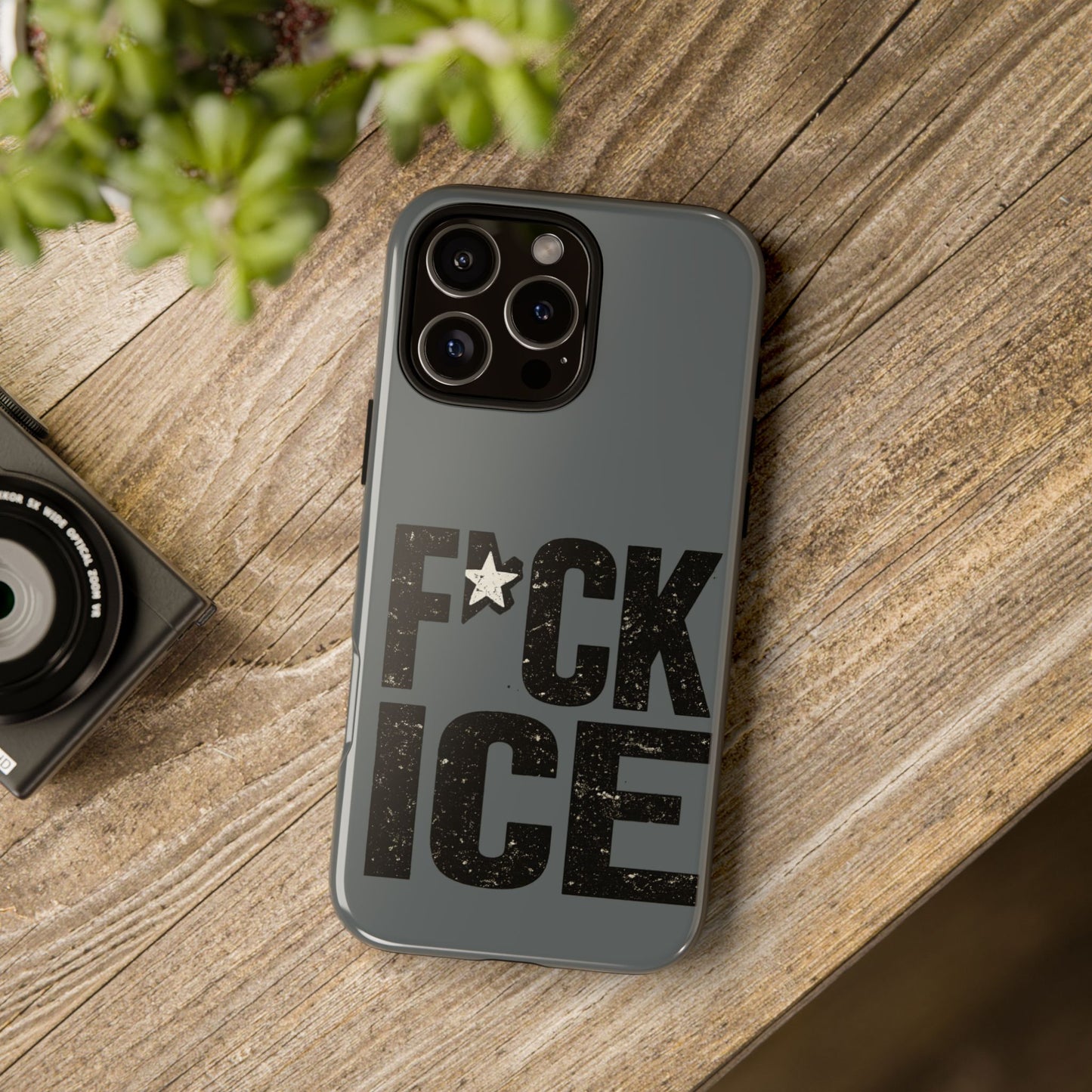 Phone Case — “F*CK ICE” Bold Protest Protective Case