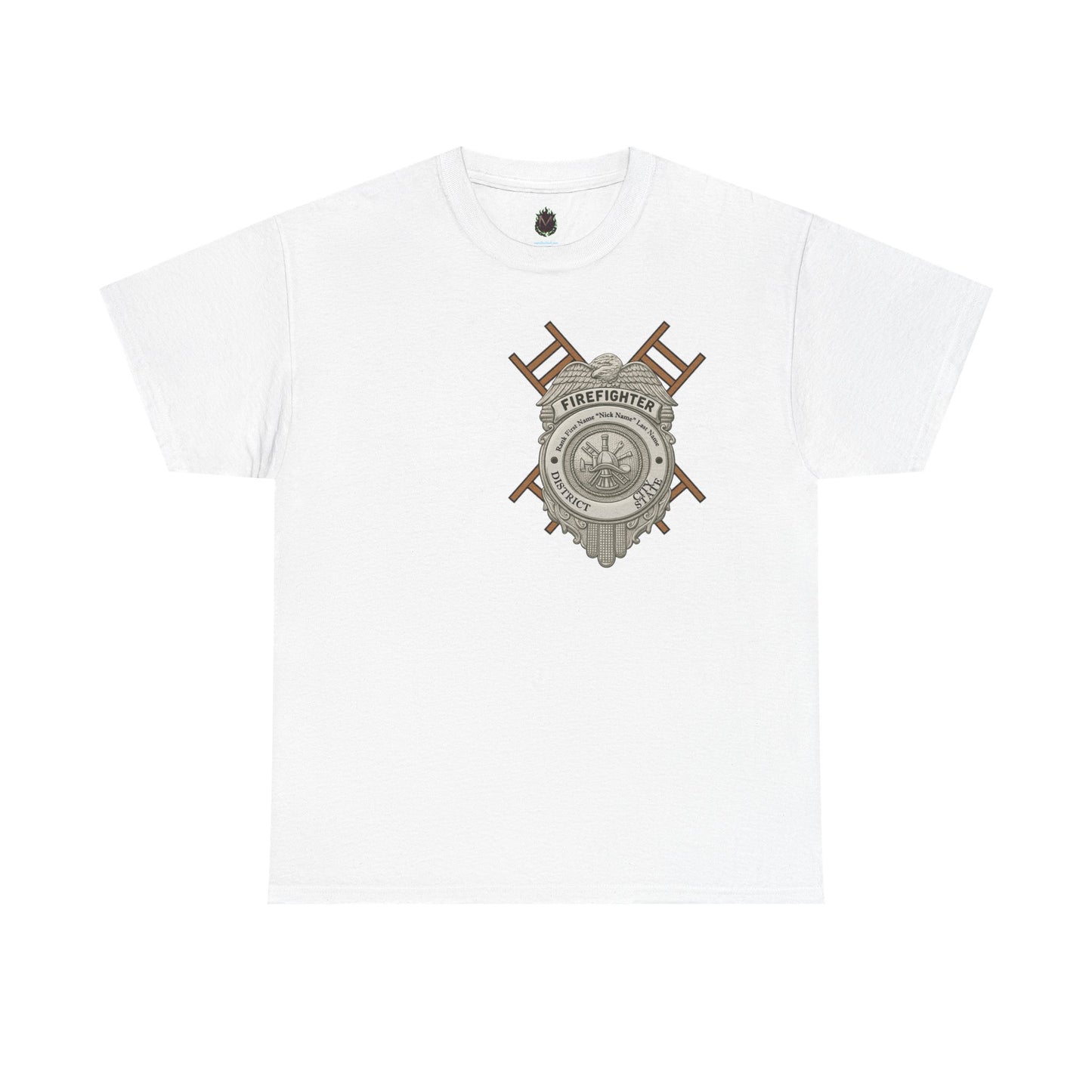 Strength in the Smoke – Courage Firefighter Tee