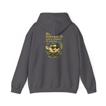 Lit Forecast Hoodie – Chance of Snacks Edition