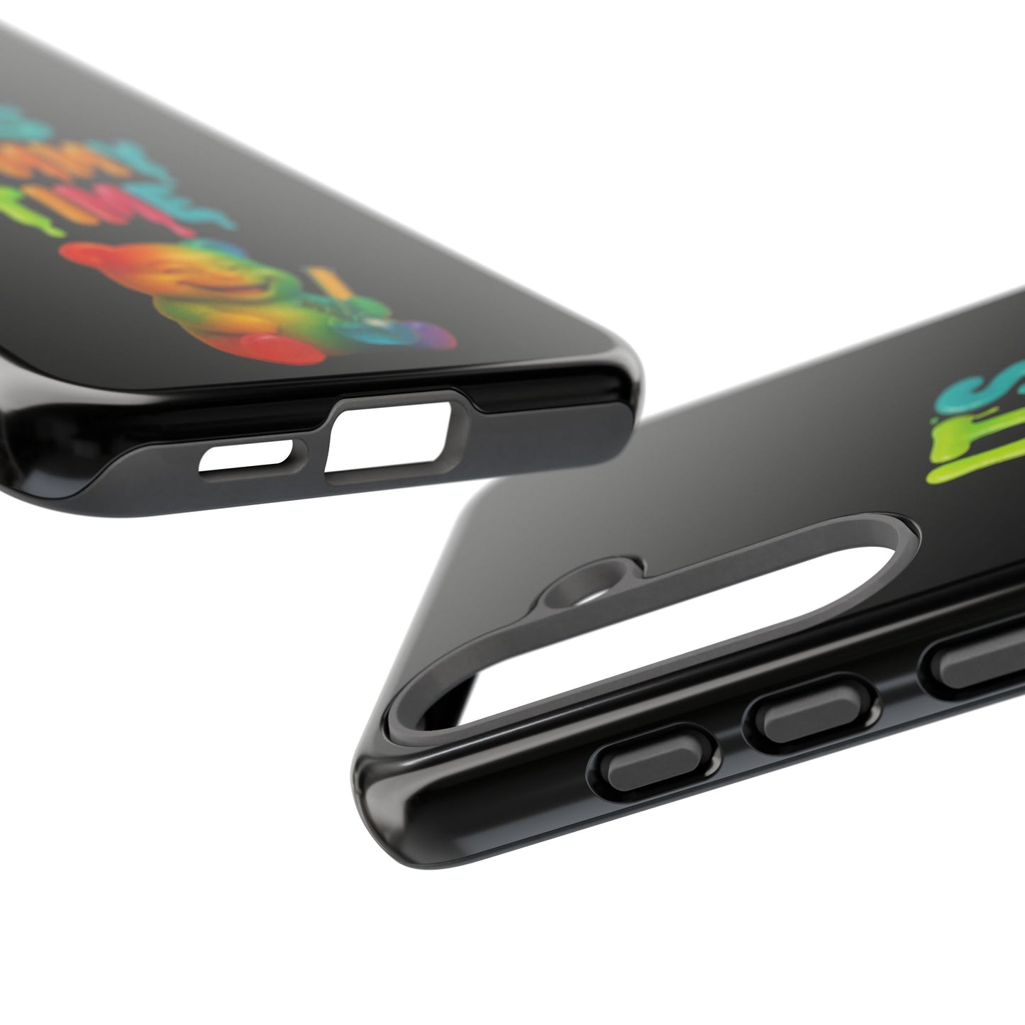 Phone Case — "It's Gummy Time" Rainbow Gummy Bear Protective Cover