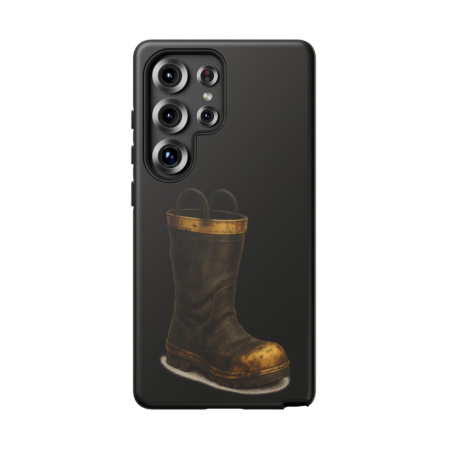 Vintage Fire Boot Phone Case — Rugged Protective iPhone Cover