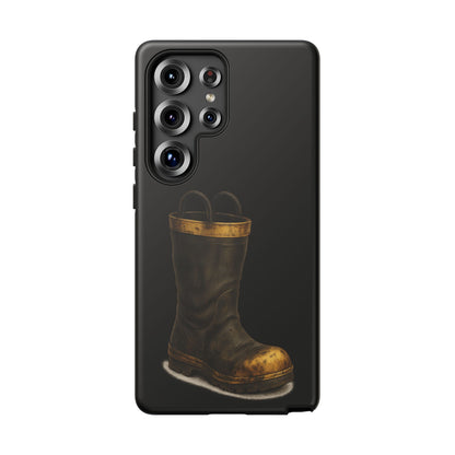 Vintage Fire Boot Phone Case — Rugged Protective iPhone Cover