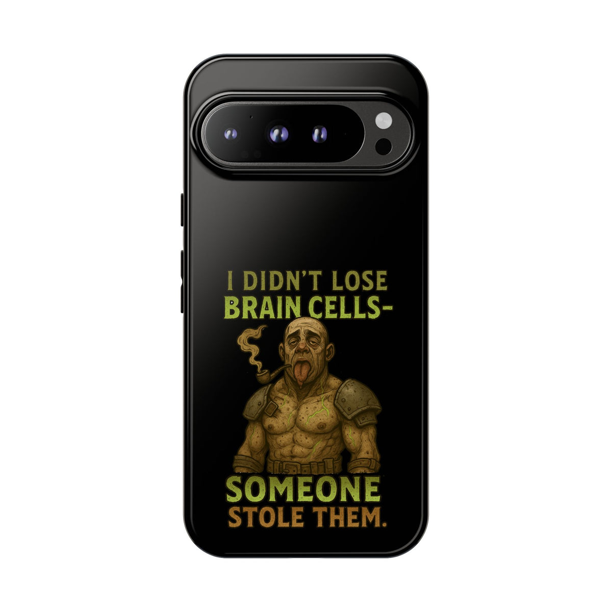Phone Case — “I Didn’t Lose Brain Cells — Someone Stole Them” Humorous Zombie Graphic